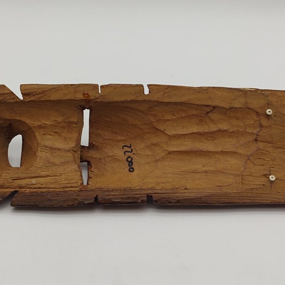 Wooden Indonesian Bearded Wall Mask - Picture 8 of 11